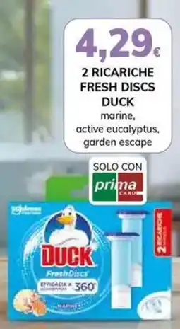 Basko 2 ricariche fresh discs DUCK offerta