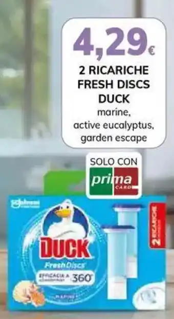 Basko 2 ricariche fresh discs DUCK offerta