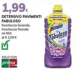 Basko Detersivo pavimenti FABULOSO offerta