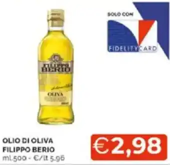 Mercatò Olio di oliva filippo berio offerta