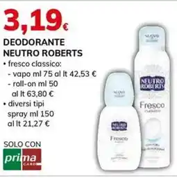 Basko Deodorante NEUTRO ROBERTS offerta