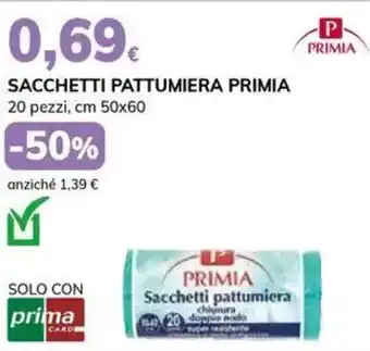 Basko Sacchetti pattumiera PRIMIA offerta