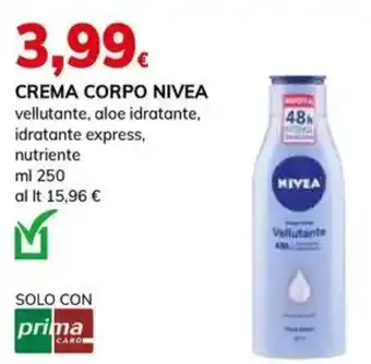 Basko Crema corpo NIVEA offerta