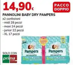 Basko Pannolini baby dry PAMPERS offerta