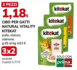 Basko Cibo per gatti natural vitality KITEKAT offerta