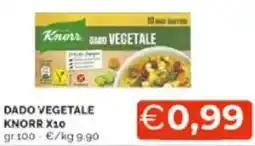 Mercatò Dado vegetale knorr offerta