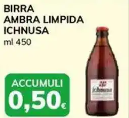 Basko Birra ambra limpida ICHNUSA offerta