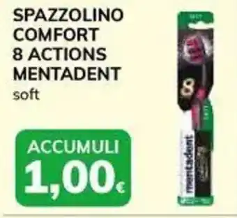 Basko Spazzolino comfort 8 actions MENTADENT offerta