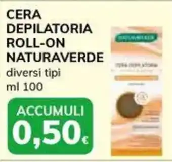 Basko Cera depilatoria roll-on NATURAVERDE offerta