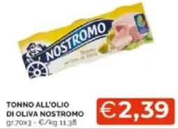 Mercatò Tonno all'olio di oliva nostromo offerta