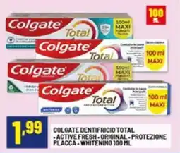 Risparmio Casa COLGATE Dentifricio total offerta