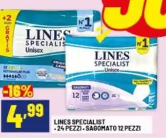 Risparmio Casa LINES SPECIALIST -24 pezzi - sagomato 12 pezzi offerta