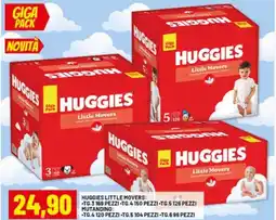 Risparmio Casa HUGGIES Little movers offerta