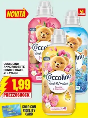 Risparmio Casa COCCOLINO Ammorbidente concentrato offerta