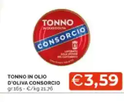 Mercatò Tonno in olio d'oliva consorcio offerta