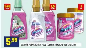 Risparmio Casa Vanish-polvere - gel - hygiene gel offerta