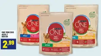 Risparmio Casa One mini dog adult PURINA offerta