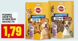 Risparmio Casa Pedigree chew pol x5 68gr maxi sacchetto offerta