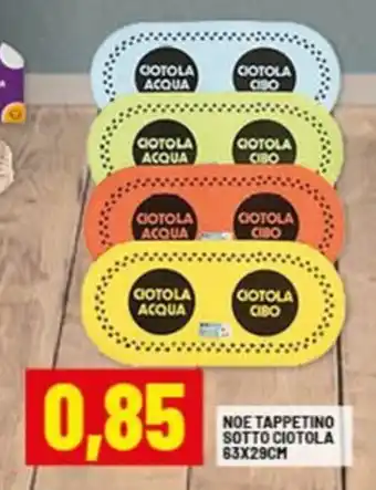 Risparmio Casa Noe tappetino sotto ciotola offerta