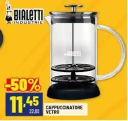 Risparmio Casa BIALETTI Cappuccinatore vetro offerta