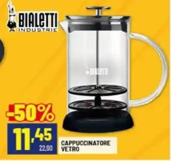 Risparmio Casa BIALETTI Cappuccinatore vetro offerta