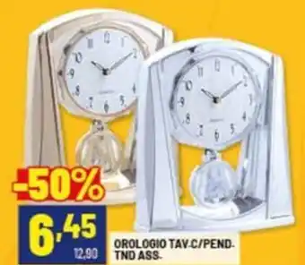 Risparmio Casa Orologio tav.c/pend. tnd ass- offerta