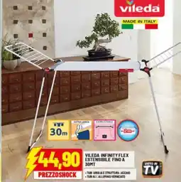 Risparmio Casa Vileda infinity flex estensibile fino a 30mt offerta