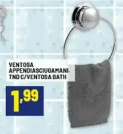 Risparmio Casa Ventosa appendiasciugamani. tnd c/ventosa bath offerta