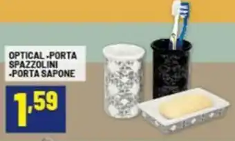 Risparmio Casa Optical-porta spazzolini -porta sapone offerta