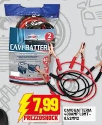 Risparmio Casa Cavo batteria 400amp 1,8mt- offerta