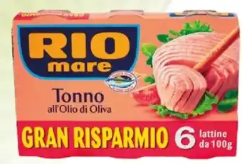 Mercatò Tonno all'olio di oliva rio mare offerta