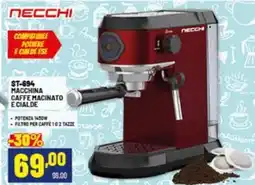 Risparmio Casa NECCHI Macchina caffe macinato ecialde offerta