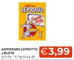 Mercatò Zafferano leprotto 4 buste offerta