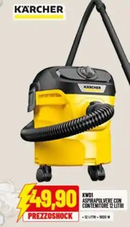 Risparmio Casa KARCHER Kwd1 aspirapolvere con contenitore 12 litri offerta