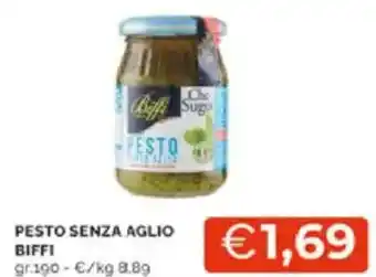 Mercatò Pesto senza aglio biffi offerta