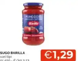 Mercatò Sugo barilla vari tipi offerta