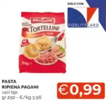 Mercatò Pasta ripiena pagani vari tipi offerta