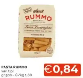 Mercatò Pasta rummo vari tipi offerta