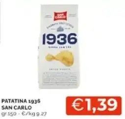 Mercatò Patatina 1936 san carlo offerta