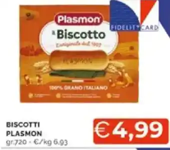 Mercatò Biscotti plasmon offerta