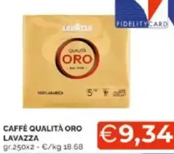 Mercatò Caffè qualità oro lavazza offerta