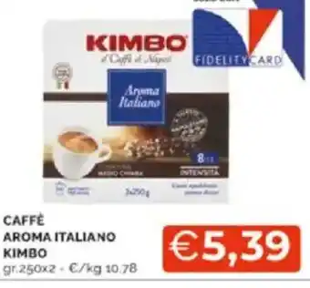 Mercatò Caffè aroma italiano kimbo offerta