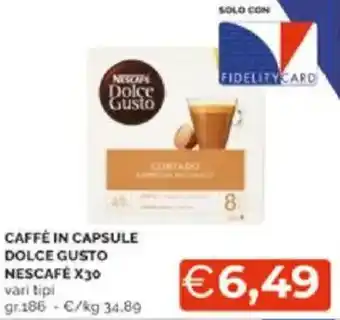 Mercatò Caffè in capsule dolce gusto nescafe x30 offerta