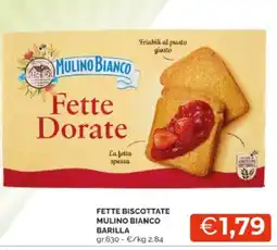 Mercatò Fette biscottate mulino bianco barilla offerta