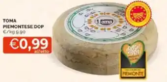 Mercatò Toma piemontese dop offerta