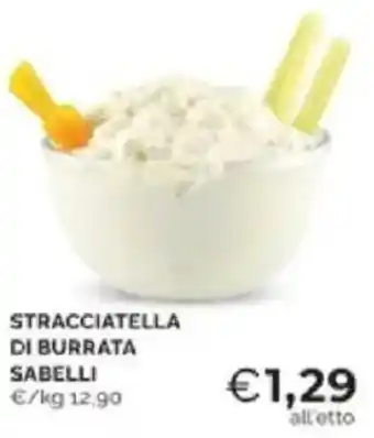 Mercatò Stracciatella di burrata sabelli offerta