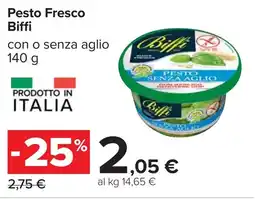 Carrefour Pesto Fresco Biffi offerta