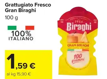 Carrefour Grattugiato Fresco Gran Biraghi offerta