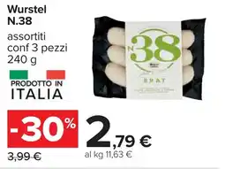 Carrefour Wurstel N.38 offerta