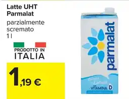 Carrefour Latte UHT Parmalat offerta